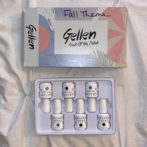 Gellen gel polish set 6 pieces